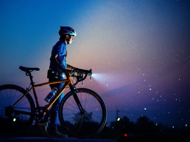 Night store cycling gear